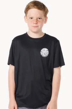 Boys Icons Surflite Short Sleeve Suntop|Rip Curl