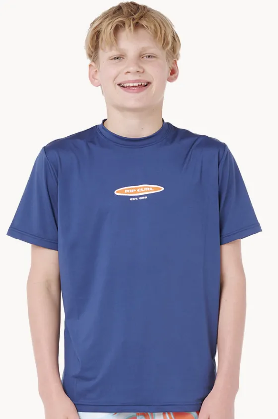 Boys Island Paradiso Short Sleeve Suntop|Rip Curl Online