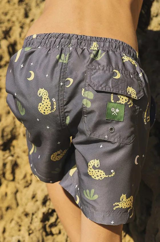 Boys Leopard Nights Eco Short|Skwosh Discount