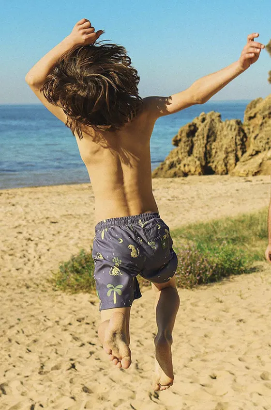 Boys Leopard Nights Eco Short|Skwosh Discount