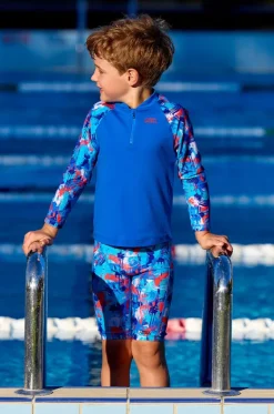 Boys Messy Messy Messy Zippy Suntop|Funky Trunks New