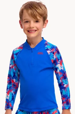 Boys Messy Messy Messy Zippy Suntop|Funky Trunks New