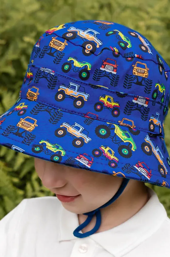 Boys Monster Truck Classic Bucket Hat|Bedhead Sale