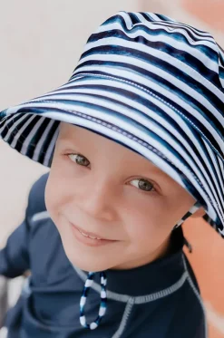 Boys Nicki Classic Bucket Sunhat|Bedhead Hot