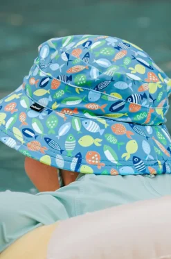 Boys Pisces Classic Bucket Sunhat|Bedhead Hot