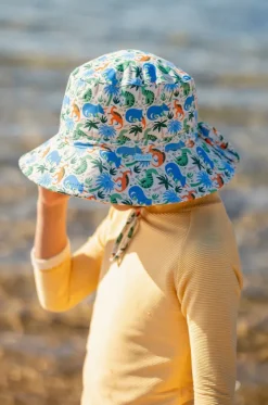 Boys Prehistoric Swim Bucket Hat|Acorn Clearance