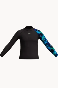 Boys Print Long Sleeve Suntop|Speedo Clearance