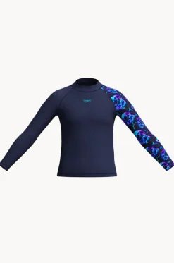 Boys Print Long Sleeve Suntop|Speedo Best