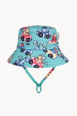 Boys Racer Dino Swim Hat|Huxbaby New