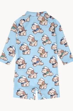 Boys Sailor Pup Sunsuit|Huxbaby Sale