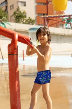 Boys Saurus Hip Racer Trunk|Zoggs Online