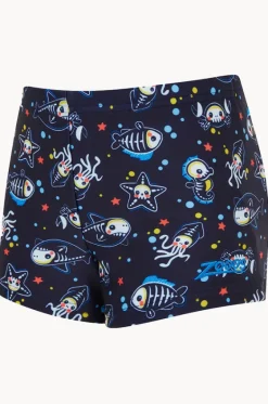 Boys Sea Ahoy Hip Racer Trunk|Zoggs New