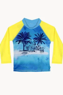 Boys Shipwrecked Long Sleeve Suntop|Salty Ink Hot