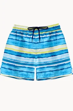 Boys Shipwrecked Stripe Boardshort|Salty Ink New