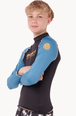 Boys Shock Long Sleeve Suntop|Rip Curl Clearance