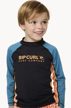Boys Shock Long Sleeve Suntop|Rip Curl Hot