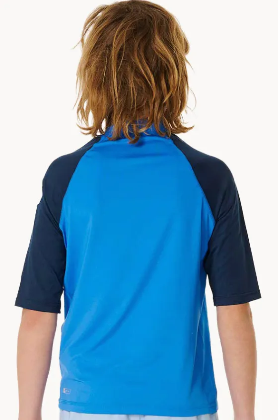Boys Shock Short Sleeve Suntop|Rip Curl Best