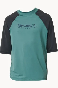 Boys Shock Short Sleeve Suntop|Rip Curl