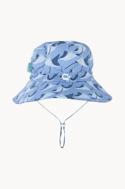 Boys Stingray Wide Brim Bucket Hat|Acorn New