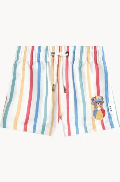 Boys Stripey Huxbear Swim Short|Huxbaby Hot