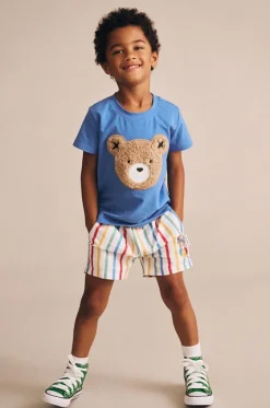Boys Stripey Huxbear Swim Short|Huxbaby Hot