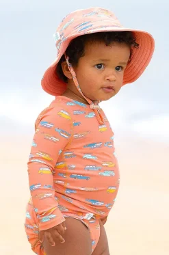 Boys Surfs Up Swim Sunhat|Toshi New
