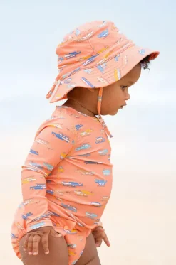 Boys Surfs Up Swim Sunhat|Toshi New