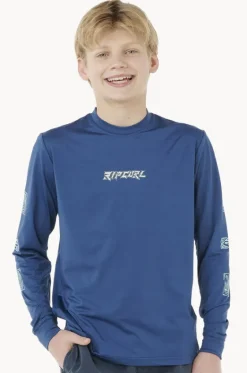 Boys Tropic Daze Long Sleeve Suntop|Rip Curl