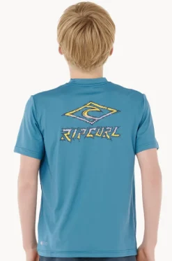 Boys Tropic Daze Short Sleeve Suntop|Rip Curl Best