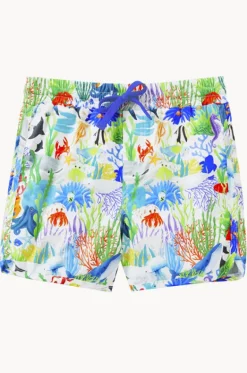 Boys Underwater Boardshort|Milky New