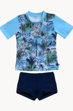 Boys Urban Jungle Short Sleeve Suntop Set|Salty Ink Hot