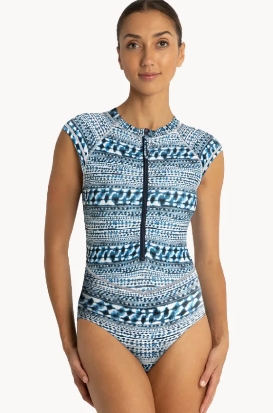 Byron Bay Seasport Cap Sleeve Sunsuit|Sunseeker New