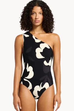 Cactus Garden One Shoulder One Piece|Jets