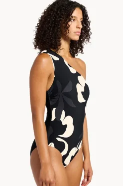 Cactus Garden One Shoulder One Piece|Jets