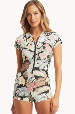 Calypso Boyleg Sunsuit|Sea Level Clearance