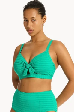 Capri DD/E Cup Tie Front Bralette|Sea Level Sale