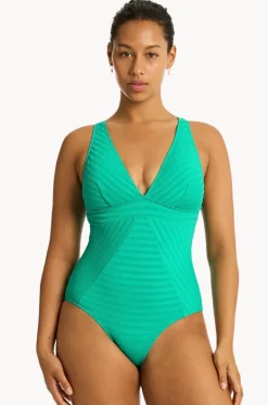 Capri Panel Line One Piece|Sea Level Best