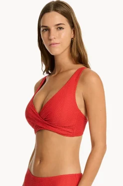 Caracus Cross Front Bra|Sea Level Hot