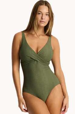 Caracus Cross Front One Piece|Sea Level Clearance