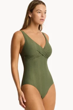 Caracus Cross Front One Piece|Sea Level Clearance