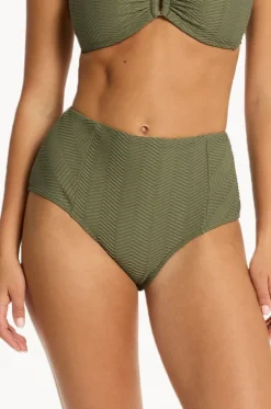 Caracus Panelled High Waist Pant|Sea Level Outlet