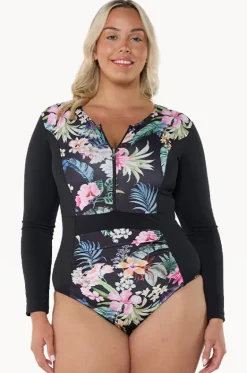 Carnival Long Sleeve Sunsuit|Capriosca Clearance