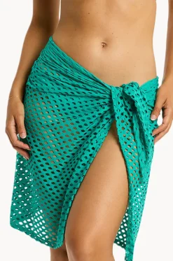 Castaway Mid Length Mesh Wrap|Sea Level
