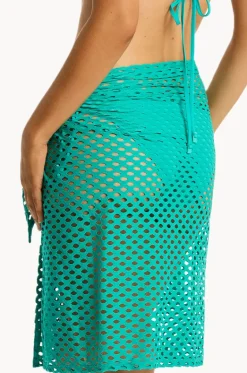 Castaway Mid Length Mesh Wrap|Sea Level