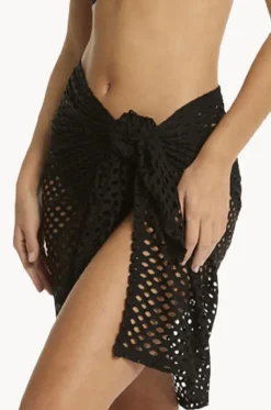 Castaway Mid Length Mesh Wrap|Sea Level Sale