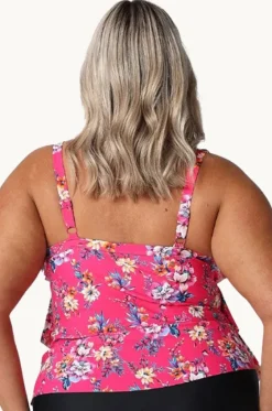 Castaway Tiered Frill Tankini Separate|Capriosca Outlet