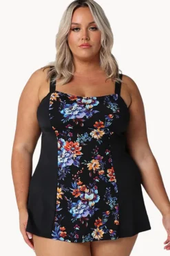 Catalina Wide Strap Swim Dress|Capriosca Outlet