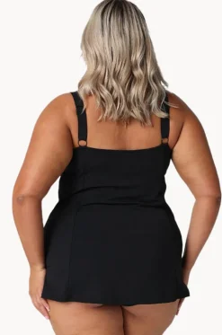 Catalina Wide Strap Swim Dress|Capriosca Outlet