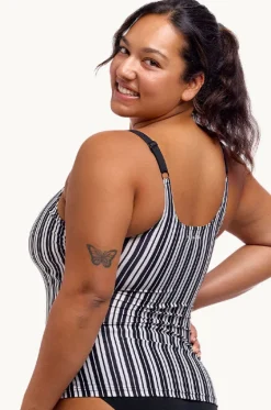 Chain Gang Scoop Neck Tankini Separate|Funkita