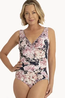 Chiara Mesh Frill One Piece|Jantzen Online